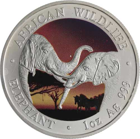 Sambia-5000Kwacha-2002-AG-Elefant-Farbe-RS