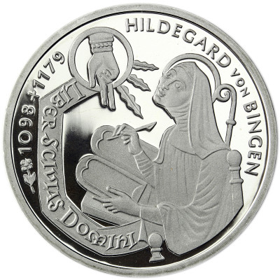 Deutschland 10 DM Münze 1998 PP - Hildegard von Bingen