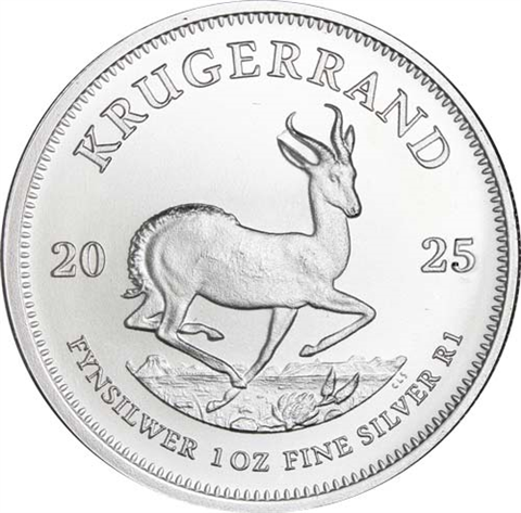 Südafrika-1-Unze-Silbermünze-Krügerrand-2025-RS