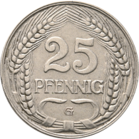 Kaiserreich-25-Pfennig-1909-1912-Jäger-18-I