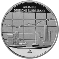 Deutschland-10-Euro-2007-PP-50-Jahre-Bundesbank-I