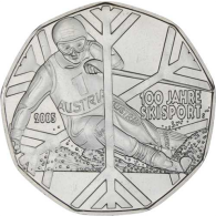 Österreich-5 Euro-2005-AGstgl-Skisport-RS