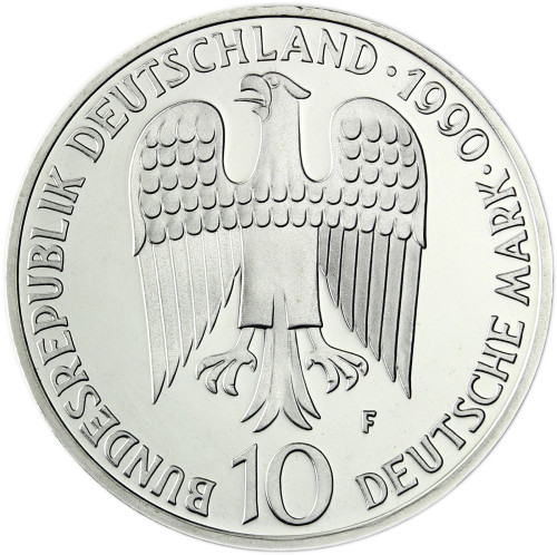 Deutschland 10 DM Silber 1990 Kaiser Barbarossa RS