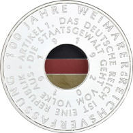 20 Euro Silber 2019 Farbveredelung Weimarer Reichsverfassung Gedenkmünzen Deutschland 