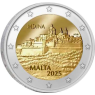 Malta-2Euro-2025-bfr-Stadtmauer-Mdina-RS