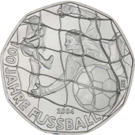 Österreich-5 Euro-2004-AGstgl-Fussball-RS