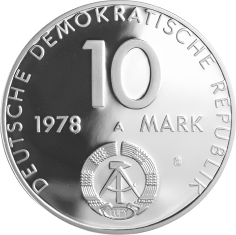 DDR-10Mark-1978-PP-Weltraumflug-rs