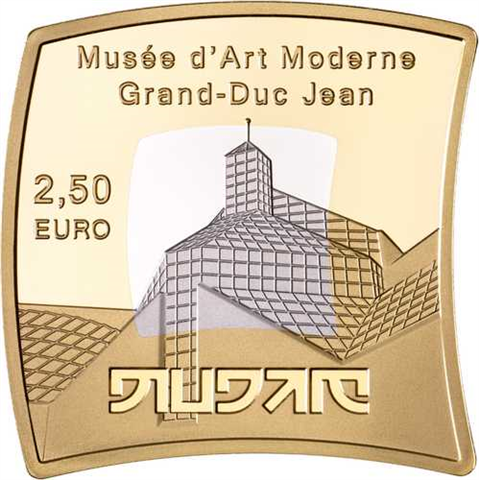 Luxemburg-2,5 Euro-2016-AGNGpp-Museum Mudam-Folder