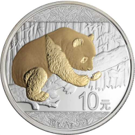 China-10Yuan-2016-AG-Panda-Goldveredelung-FD-VS
