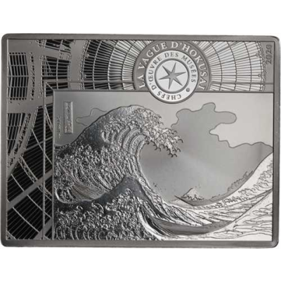 Frankreich-10 Euro-2020-AGpp-Welle Hokusai La Vague-RS