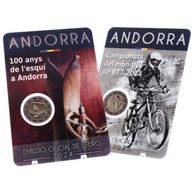 Andorra-2Euro-2024-Ski-MTB-CoinCard