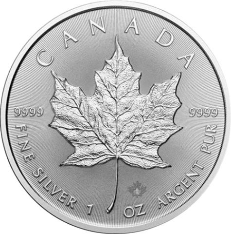 Kanada-5Dollar-2025-AgStgl-Maple-Leaf-1-Unze-Silbermünze-RS