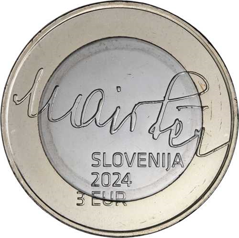 Slowenien-3Euro-2024-bfr-Rudolf Maister-RS