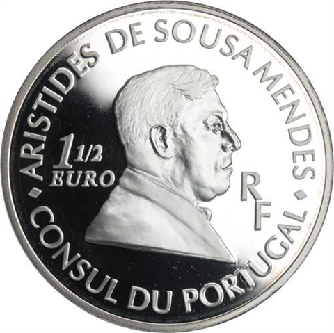 Frankreich-1,5Euro-2007-AGpp-Mendes-RS