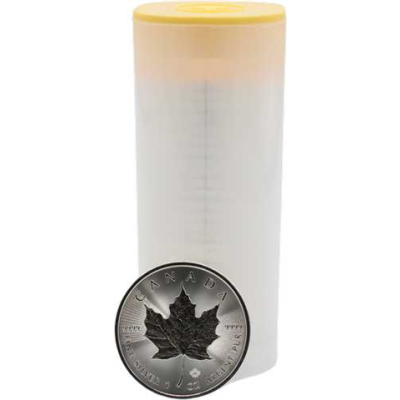 Kanada-5Dollar-2025-Maple Leaf Silbermünzen-Tube