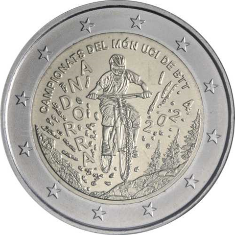 Andorra-2Euro-2024-Ski-MTB-CoinCard