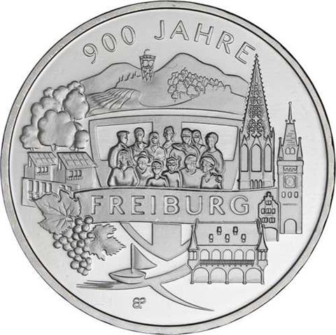 Deutschland-20Euro-2020-AGstgl- Freiburg-RS