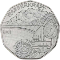 Österreich-5 Euro-2003-AGstgl-Wasserkraft-RS