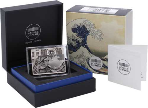 Frankreich-10 Euro-2020-AGpp-Welle Hokusai La Vague-RS