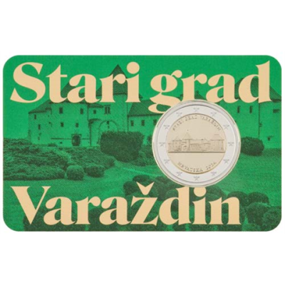 Kroatien-2Euro-2024-Altstadt-von-Varazdin-RS-Card