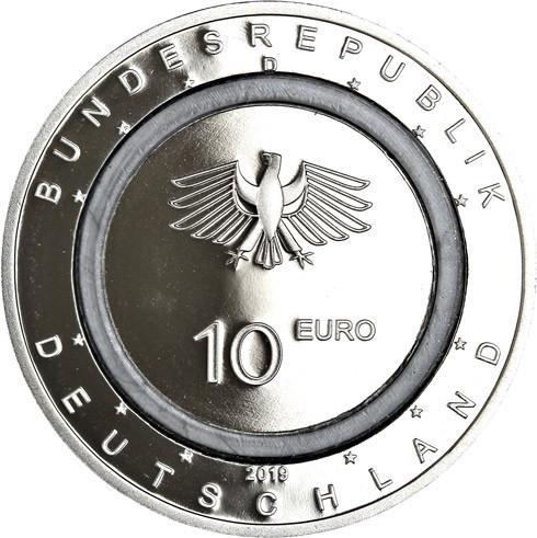 10 Euro Münzen 2019 In der Luft Gleitschirm Polierte Platte Folder 