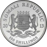 Somalia-100 Schilling-2013-AgStgl-Elefant-VS