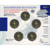 Deutschland 5 x 2 Euro 2006 Stgl.  Holstentor im Folder der VfS