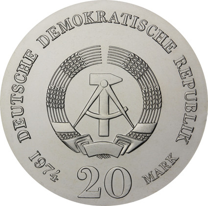 J.1549 - DDR 20 Mark 1974 - Immanuel Kant Sonderpreis 