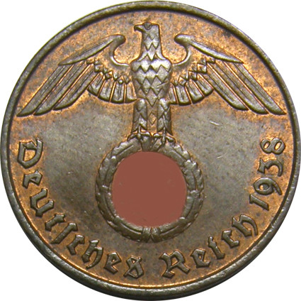 Drittes Reich 2 Reichspfennig 1936 - 1940, Jäger 362