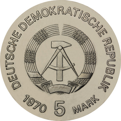 J.1530 DDR 5 Mark 1970 Stgl. W. C. Röntgen SONDERPREIS 