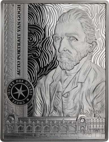 Frankreich-10 Euro-2020-AGpp-Van Gogh Autoportrait-RS