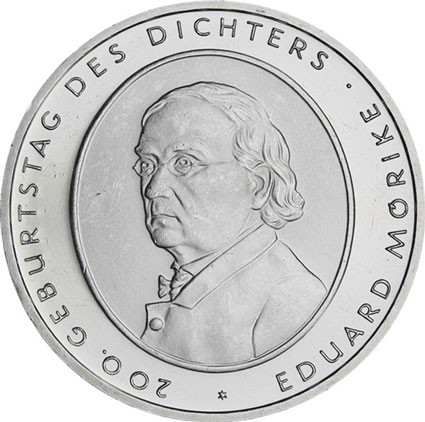 Deutschland 10 Euro 2004 stgl. 200. Geburtstag von Eduard Mörike