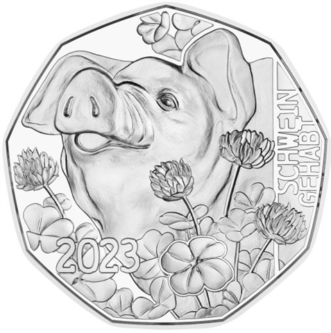 Österreich-5Euro-2023-AGhgh-NeujahrsmünzeSchweingehabt-RS-2D