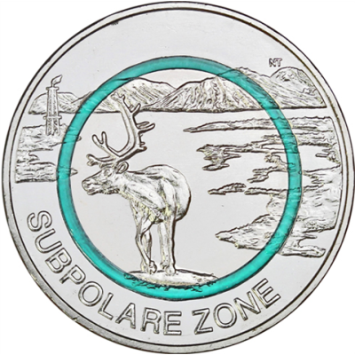 Deutschland-5-Euro-2020-Subpolare-Zone-stgl-I