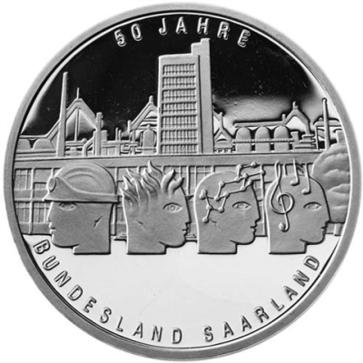 Deutschland-10-Euro-2007-PP-Saarland-RS