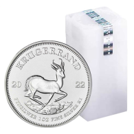 Südafrika-1-Rand-2022-Krügerrand-Silber-TUBE.