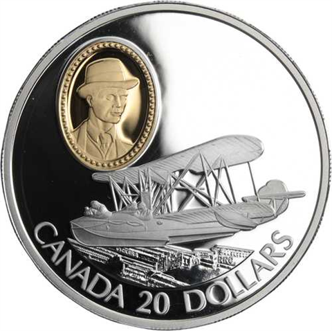 Kanada-10x20Dollar-1990-1994-AGpp-Flugzeugsatz-Etui I