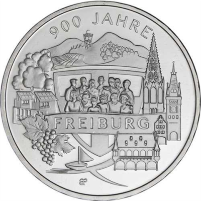 Deutschland-20Euro-2020-AGstgl- Freiburg-RS