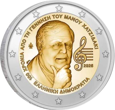 Griechenland-2Euro-2025-bfr-KuNi-Manos-Chatzidakis-RS