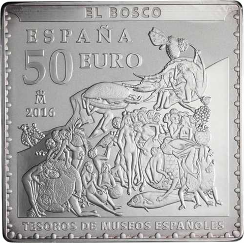 Spanien-2x25Euro+50Euro-2016-AGpp-Bosch-ElBosco-Etui