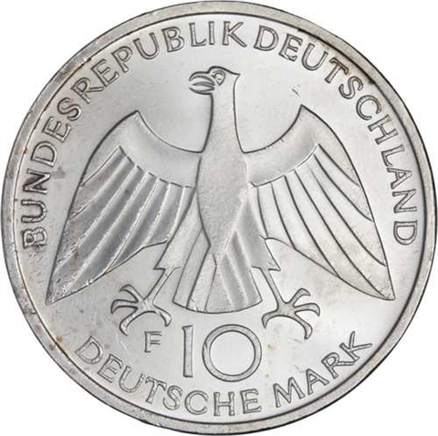 Deutschland-10DM-1972-AGstgl-oly.-verschlungeneArme-RS