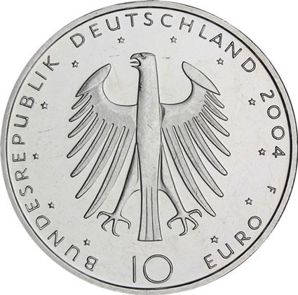 Deutschland 10 Euro 2004 stgl. 200. Geburtstag von Eduard Mörike