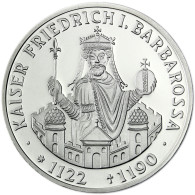 Deutschland 10 DM Silber 1990 Kaiser Barbarossa RS