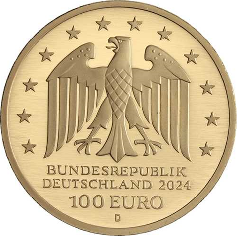 Deutschland-100 Euro-2024-AUstgl-Der zerbrochene Krug-RS