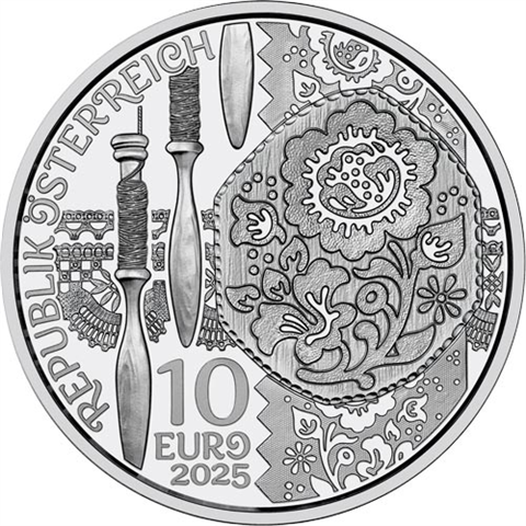 Österreich-10Euro-2025-AgHgh-Aufdirndln–Leinen-VS1