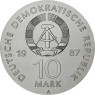 J.1616 - DDR 10 Mark 1987 - Schauspielhaus Berlin