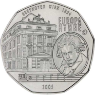 Österreich-5 Euro-2005-AGstgl-Beethoven Europa Hymne-RS