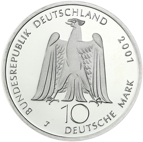 Deutschland 10 DM Silber 2001 Albert Gustav Lortzing