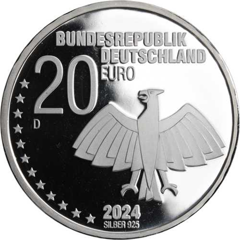 Deutschland-20 Euro-2024-AGPP-Erich Kästner-RS