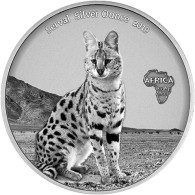 Serval Silbermünzen in Antique Finish 2019 online kaufen